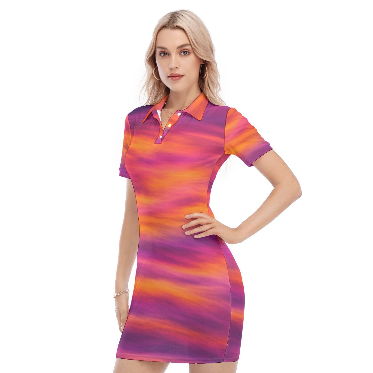 Women's Polo Collar Dress