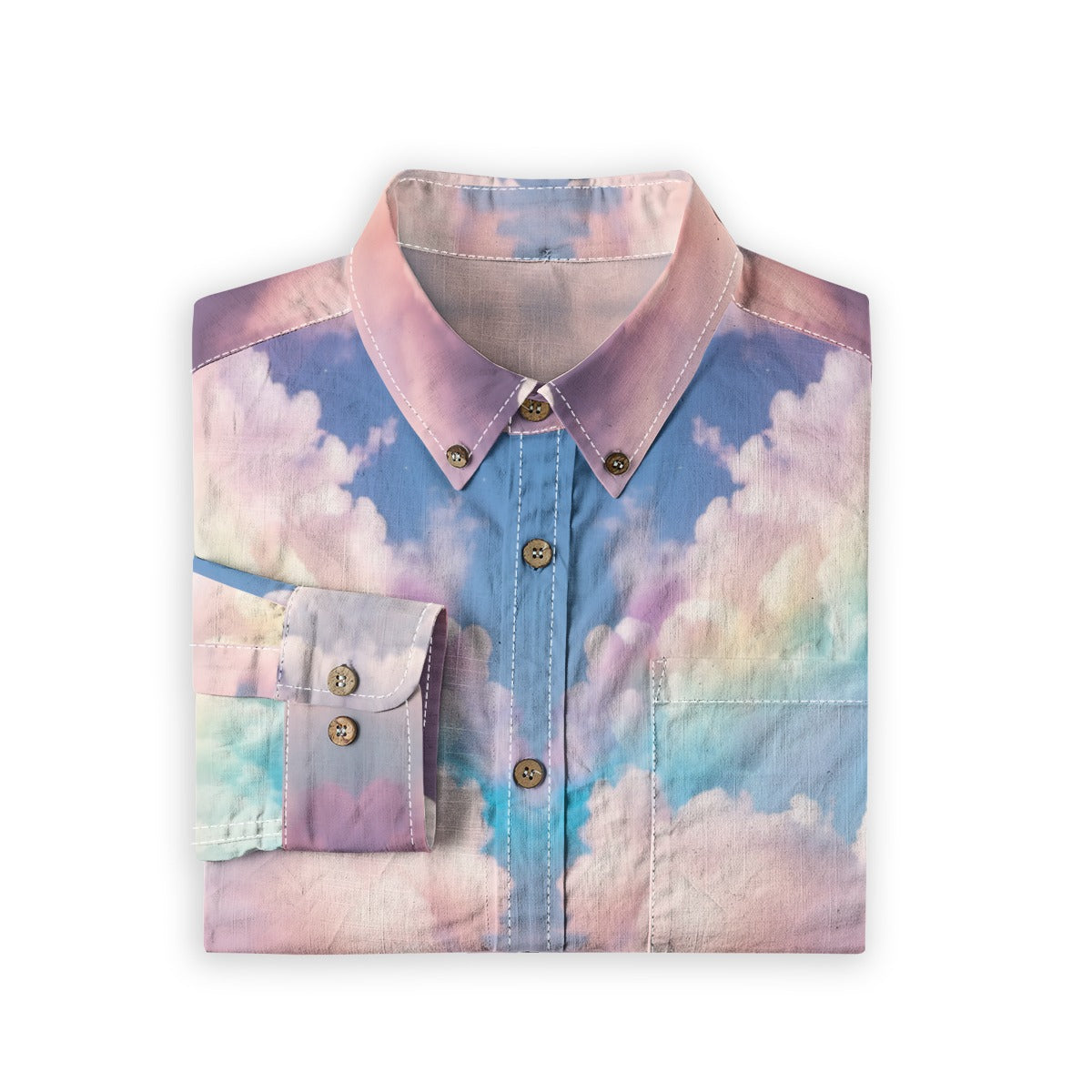 Men's Casual Lapel Long Sleeve Shirt|125GSM Cotton