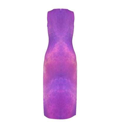 Women's Beach Perspective Chiffon Sleeveless Dress