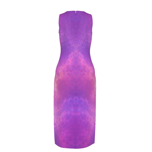 Women's Beach Perspective Chiffon Sleeveless Dress