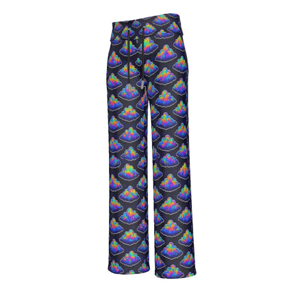 Women's High-waisted Straight-leg Trousers