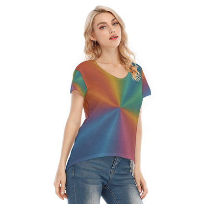 Women's V-neck Short Sleeve T-shirt