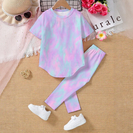 Unisex Kids' Casual Top and Pants Set