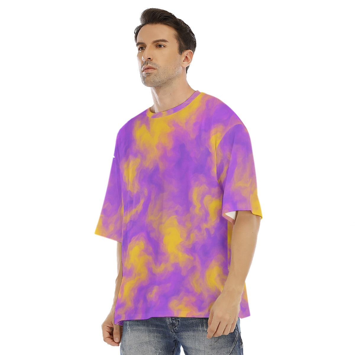 Men's Drop Shoulder T-shirt With Short Sleeve