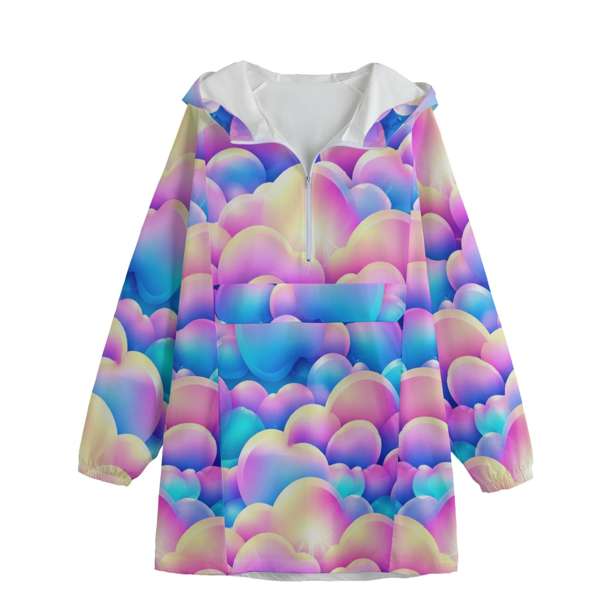 Unisex Windbreaker Long Jacket