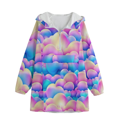Unisex Windbreaker Long Jacket
