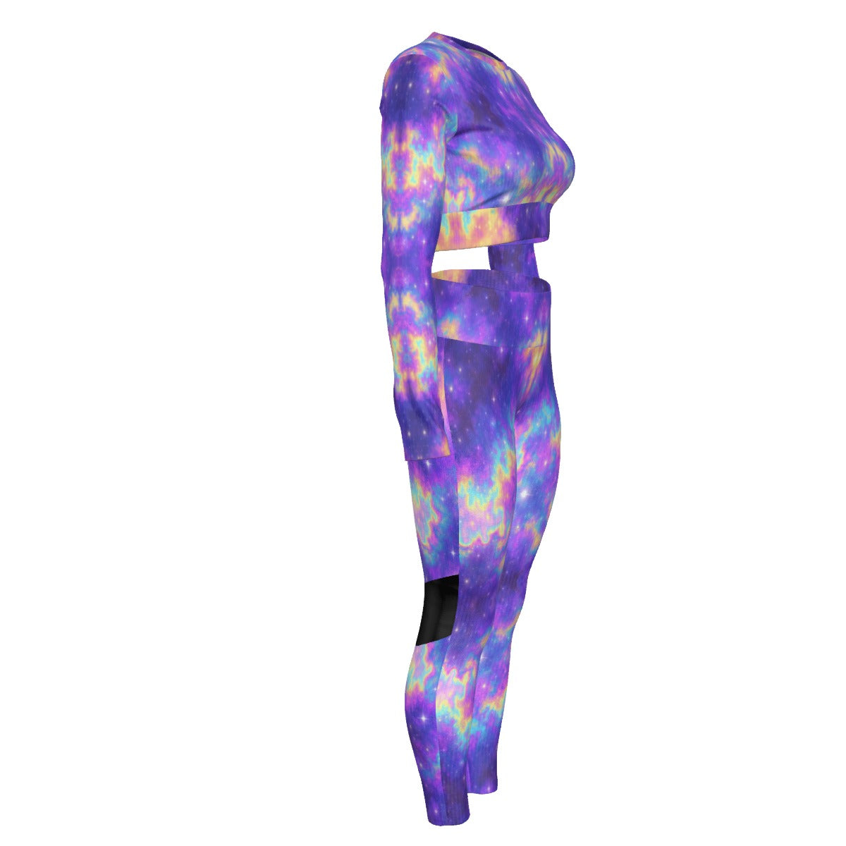 Women's Sport Set With Backless Top And Leggings