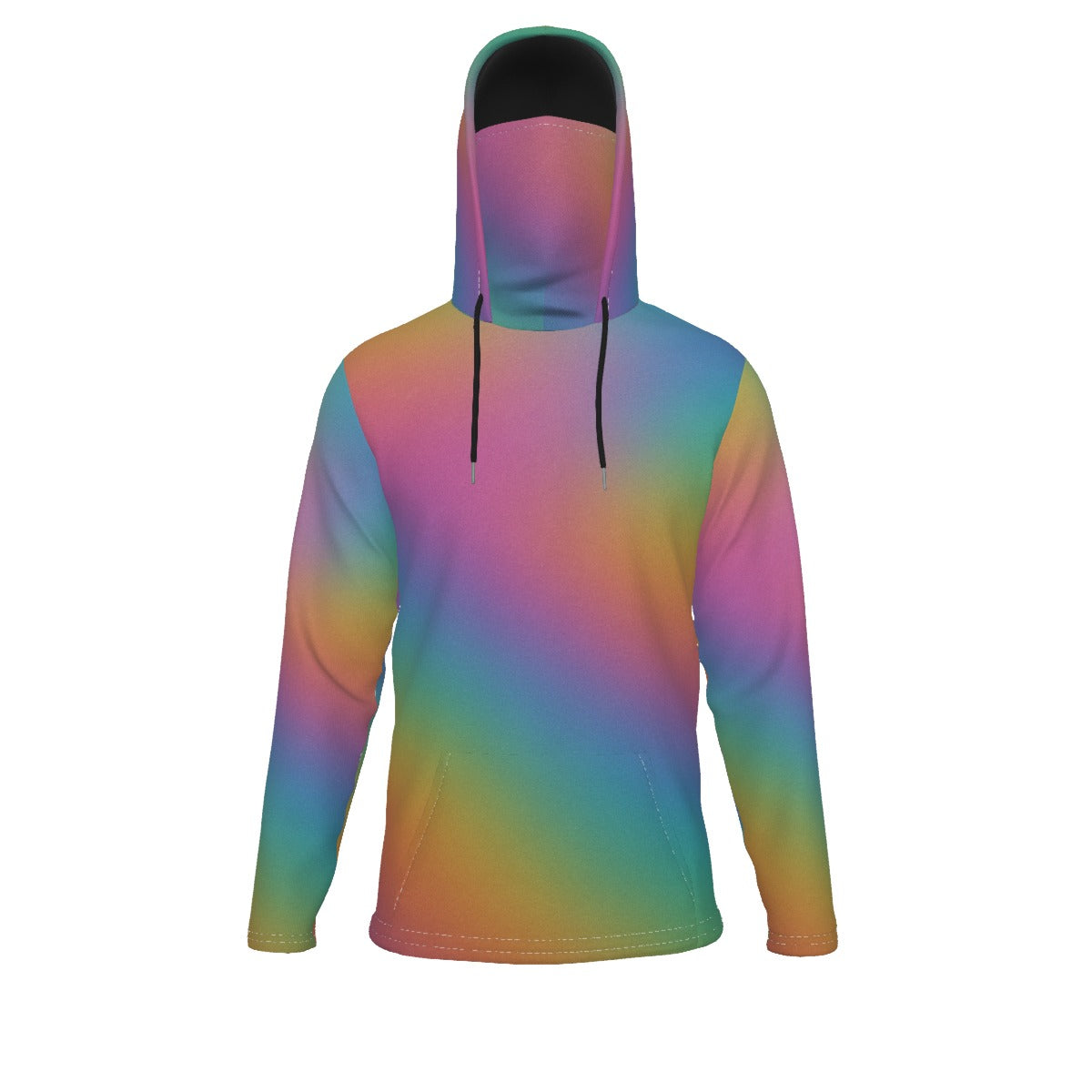 Men's Pullover Hoodie With Mask - view 1
