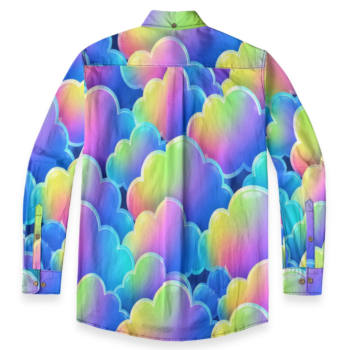Men's Casual Lapel Long Sleeve Shirt|125GSM Cotton