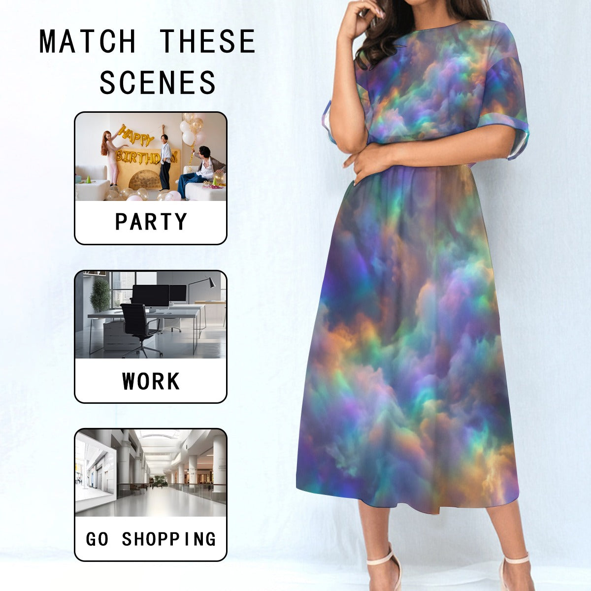 Women's Elastic Waist Dress