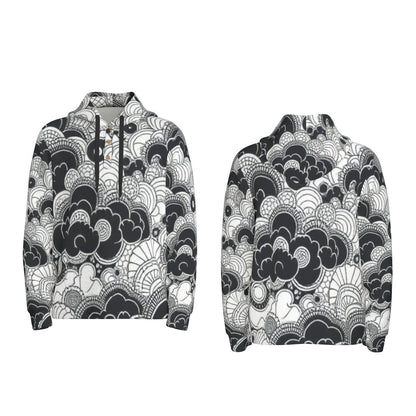 Men's Half Button Hoodie
