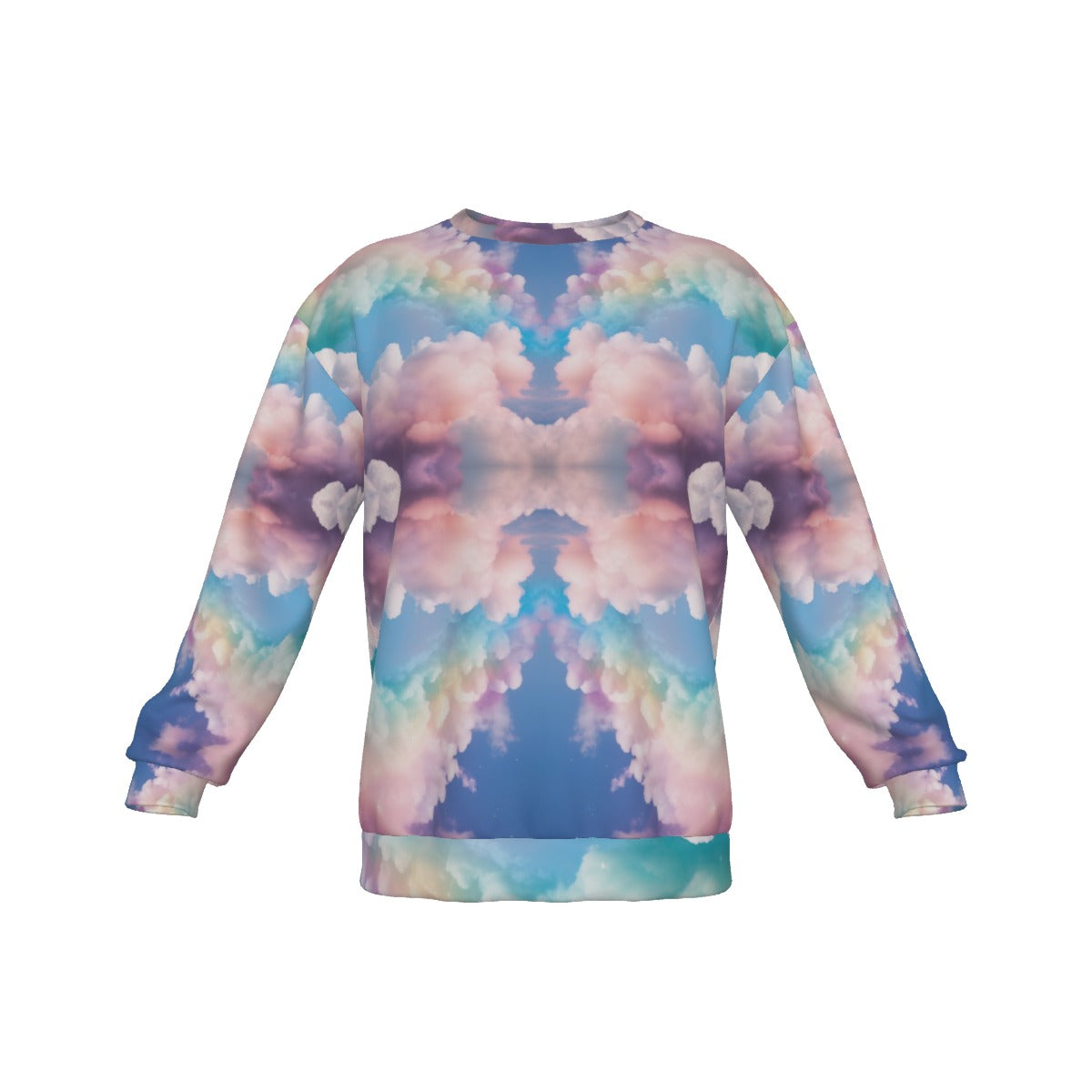 Men's Drop Shoulder Round Neck Long-Sleeved Sweatshirt