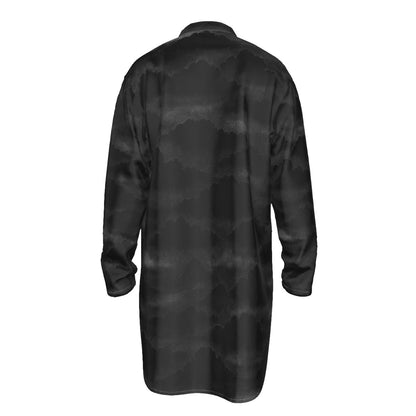 Men's Stand-up Collar Long Shirt