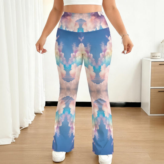 All-over print Women's Flare Yoga Pants