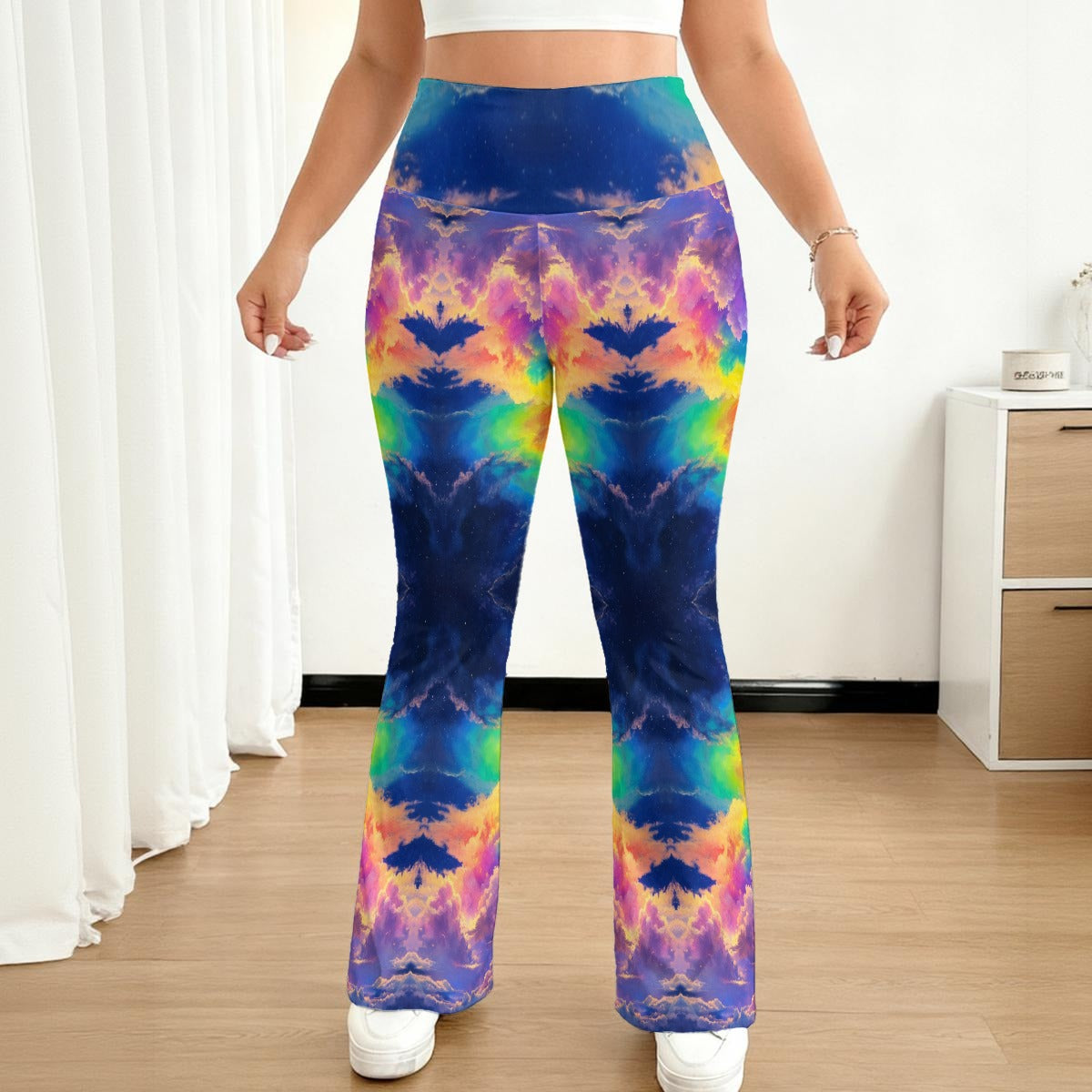 All-over print Women's Flare Yoga Pants