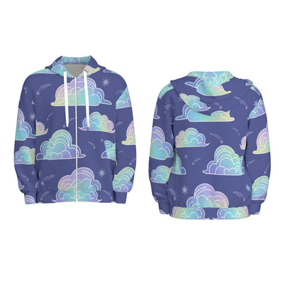 Unisex Zip Hooded Sweatshirt