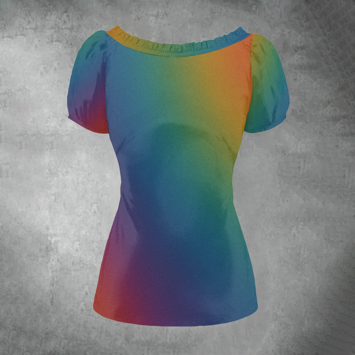 Women's Puff Sleeve Pleated Shirt