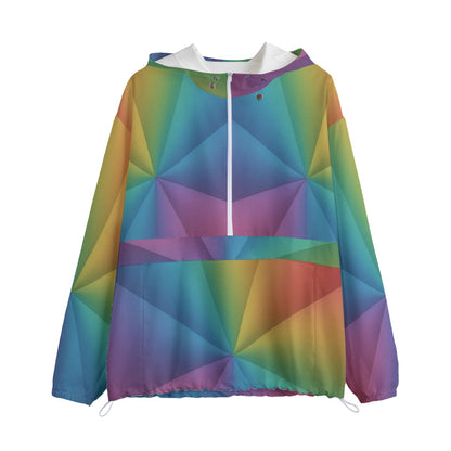 Unisex Pullover Jacket With Zipper Closure