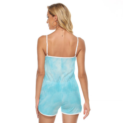 Women's V-neck Cami Romper