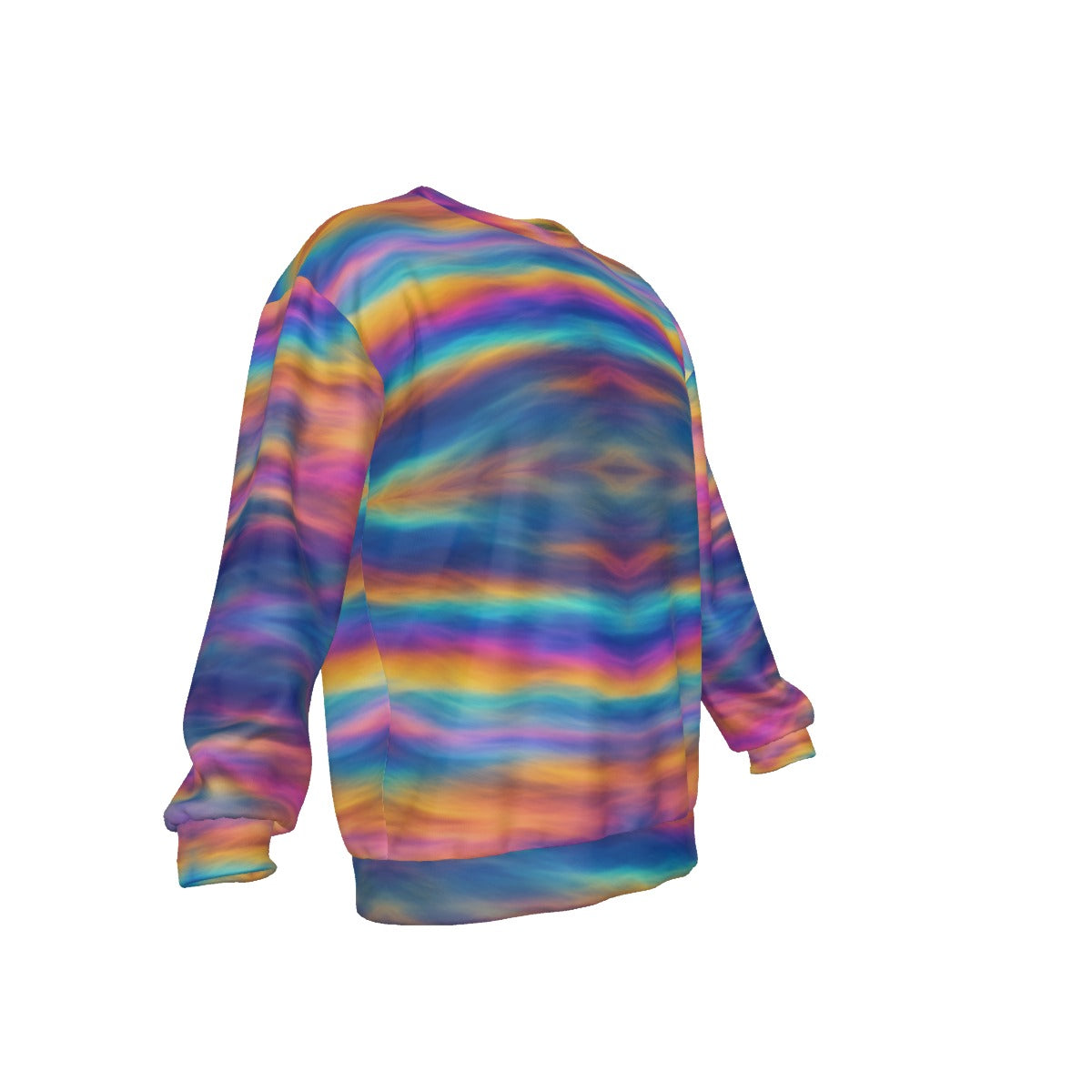 Men's Drop Shoulder Round Neck Long-Sleeved Sweatshirt