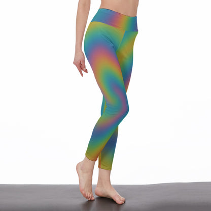 Women's High Waist Leggings | Side Stitch Closure