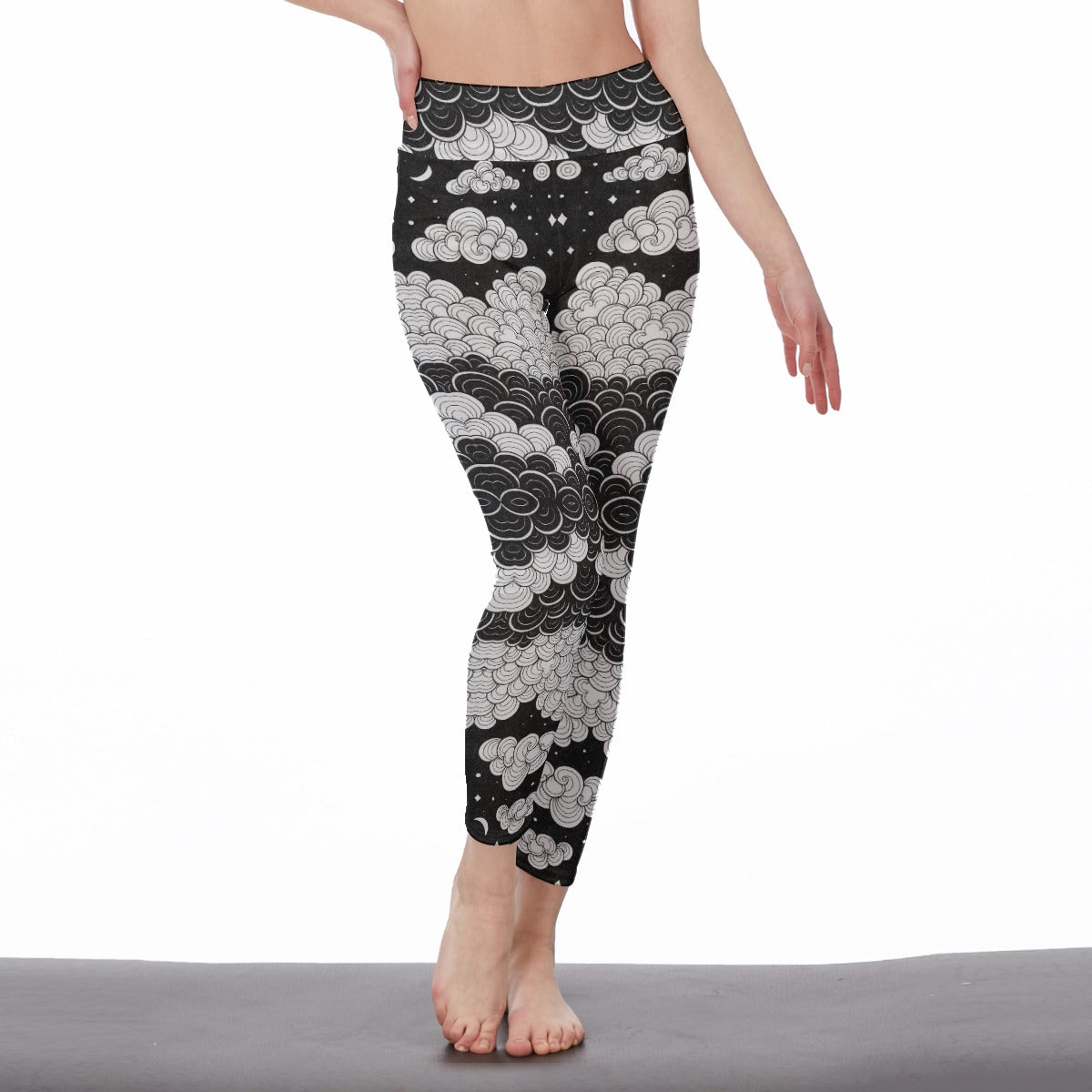 Women's High Waist Leggings | Side Stitch Closure
