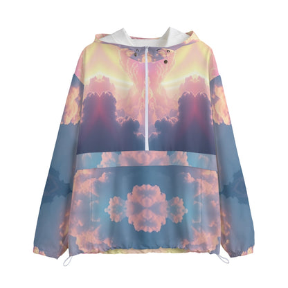 Unisex Pullover Jacket With Zipper Closure