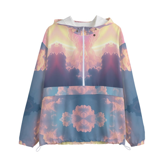 Unisex Pullover Jacket With Zipper Closure