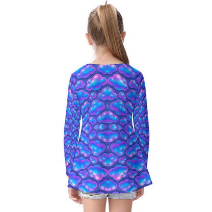 Unisex Kid's Long Sleeve O-neck T-shirt