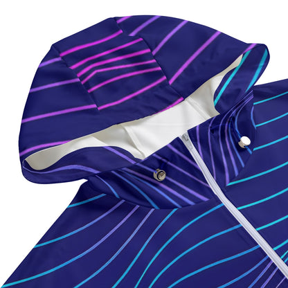 Unisex Pullover Jacket With Zipper Closure