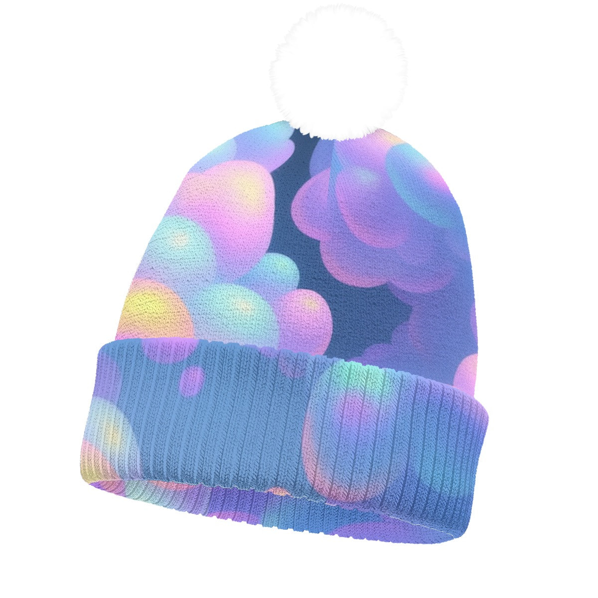 Unisex Knitted Hat With Pom-Pom