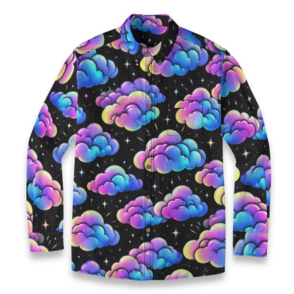 Men's Casual Lapel Long Sleeve Shirt|125GSM Cotton
