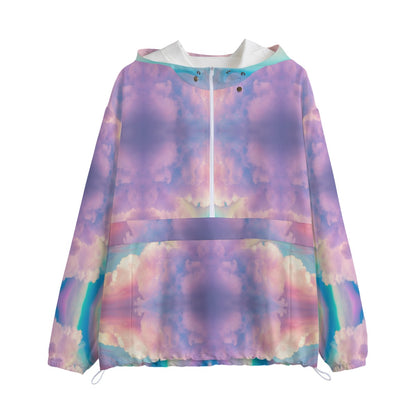 Unisex Pullover Jacket With Zipper Closure