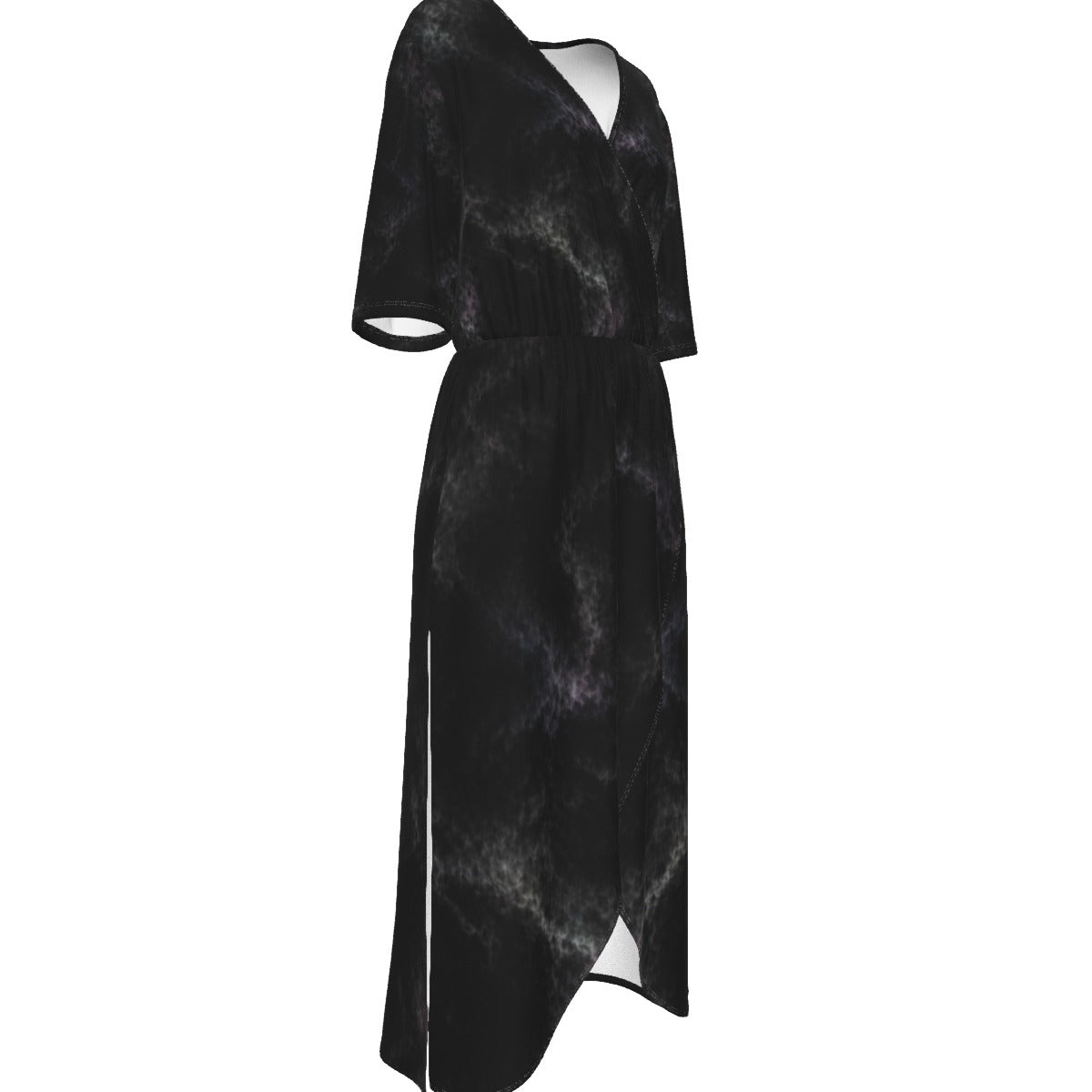 Women's Short Sleeve V-neck Dress