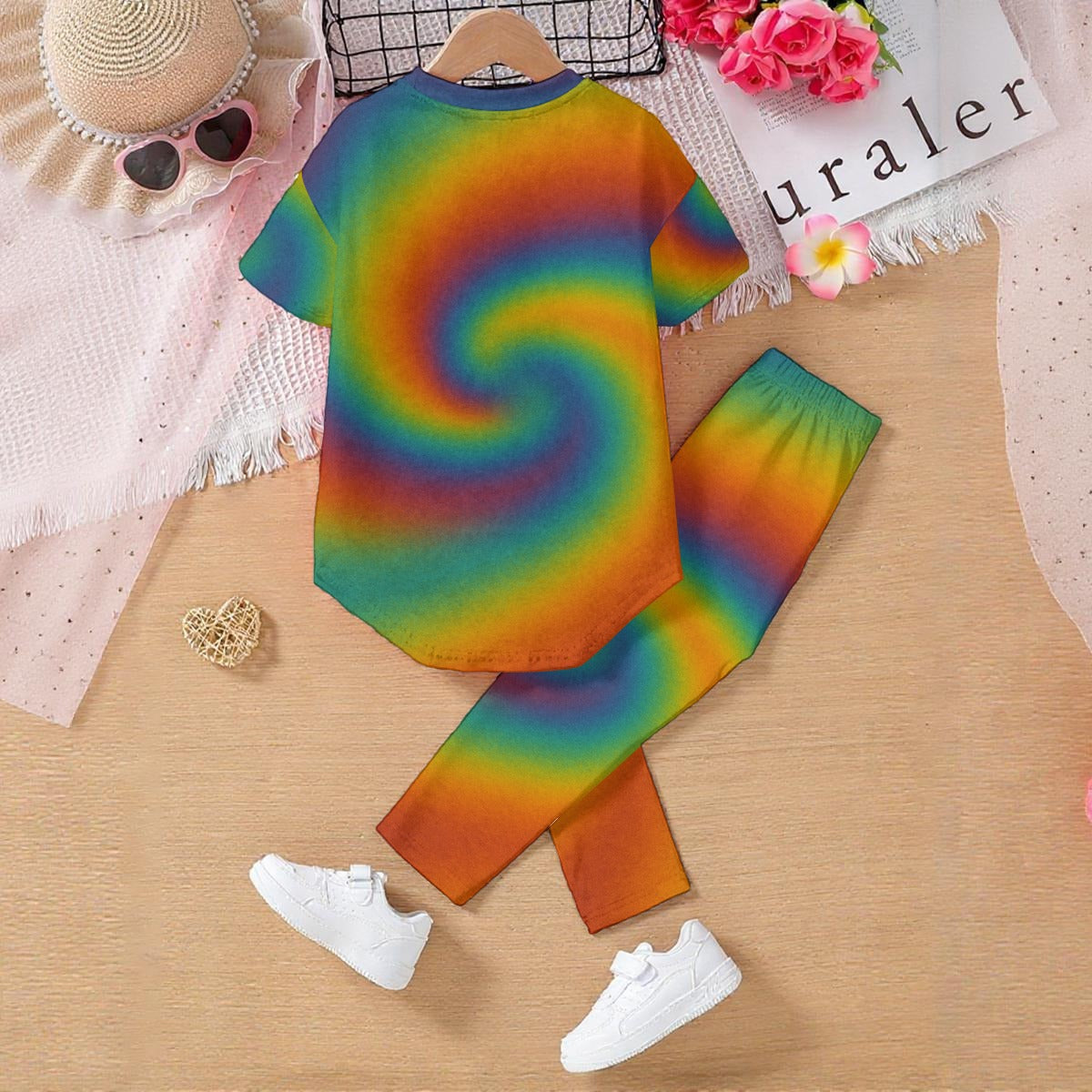 Unisex Kids' Casual Top and Pants Set