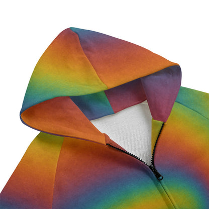 Unisex Kid's Zip Up Raglan Sleeve Hoodie | 310GSM Cotton