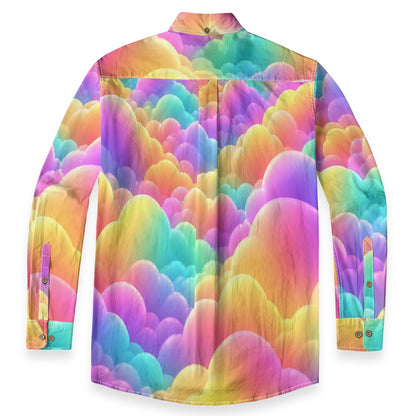 Men's Casual Lapel Long Sleeve Shirt|125GSM Cotton