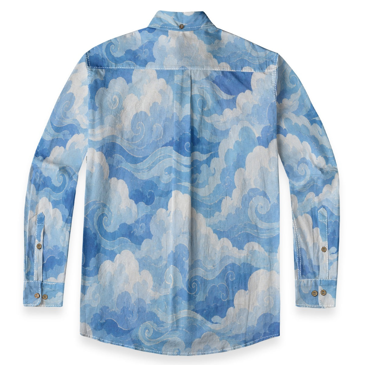 Men's Casual Lapel Long Sleeve Shirt|125GSM Cotton