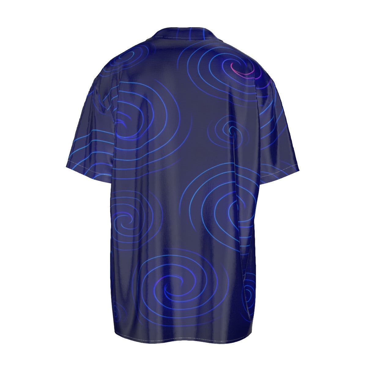 Men's Imitation Silk Short-Sleeved Shirt