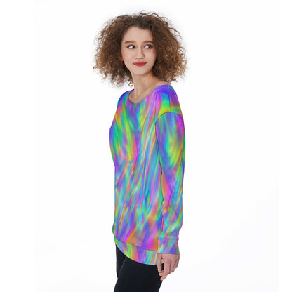 Women's Off-Shoulder Sweatshirt