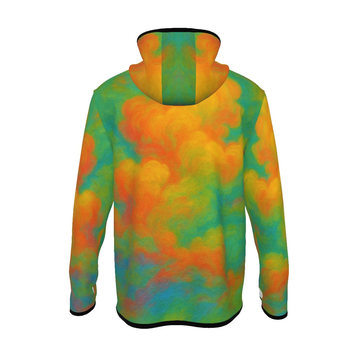 Men's Stylish Hoodie with Thumb Hole Design - view 2