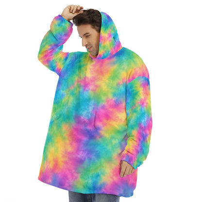 Unisex Sherpa-Fleece Hoodie Blanket - view 3