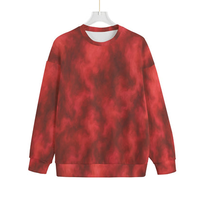 Unisex Drop-shoulder Knitted Fleece Sweater - view 1