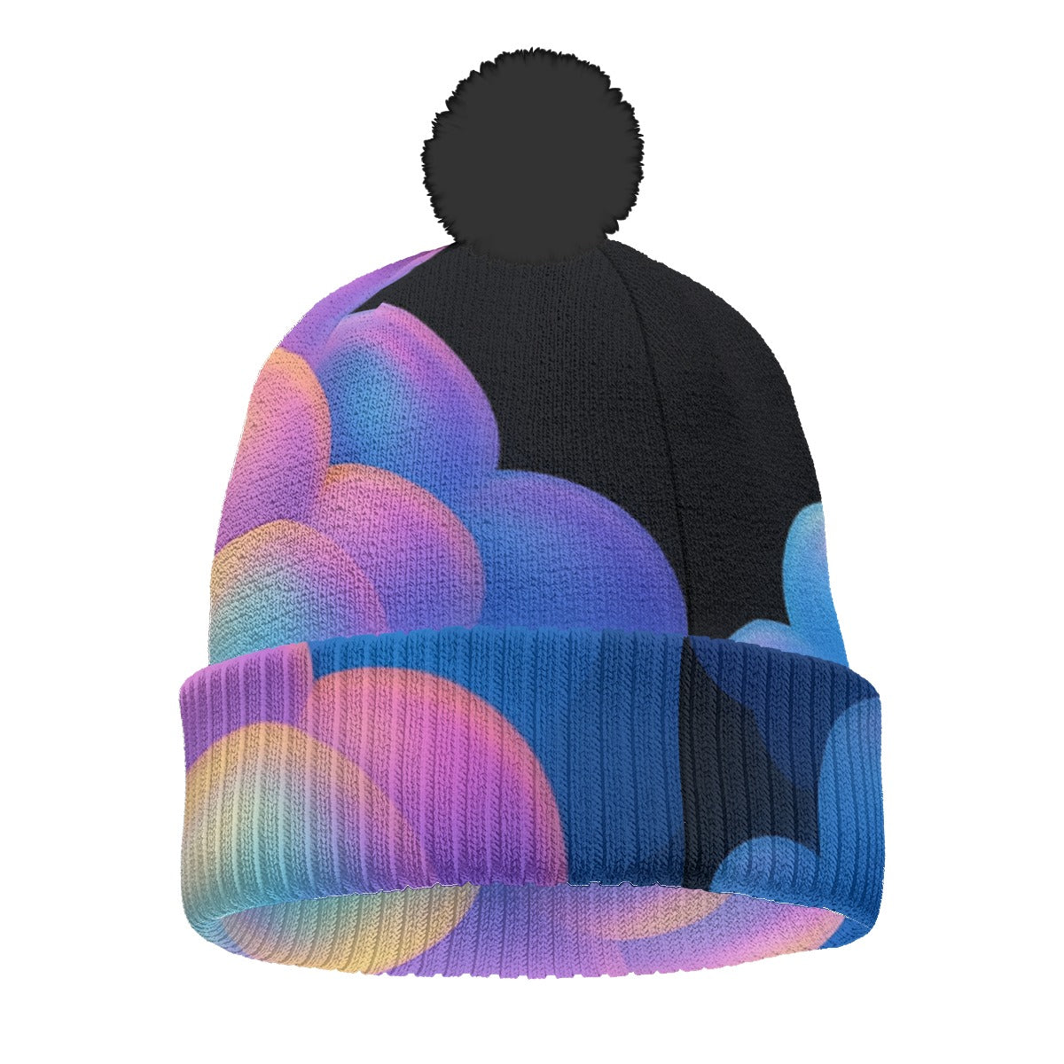 Unisex Knitted Hat With Pom-Pom