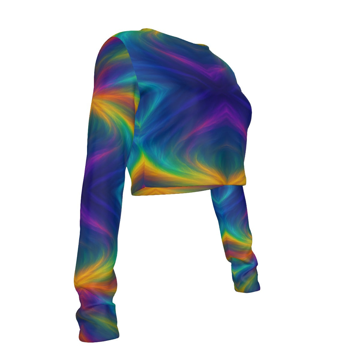 Women's Round Neck Crop Top T-Shirt