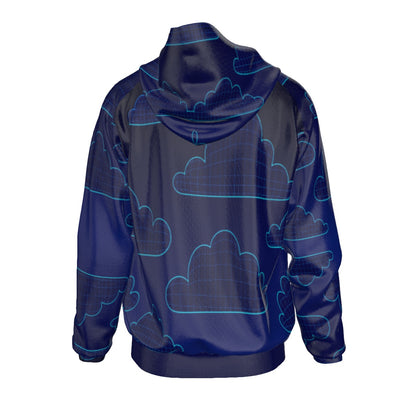 Men's Raglan Zip Up Hoodie