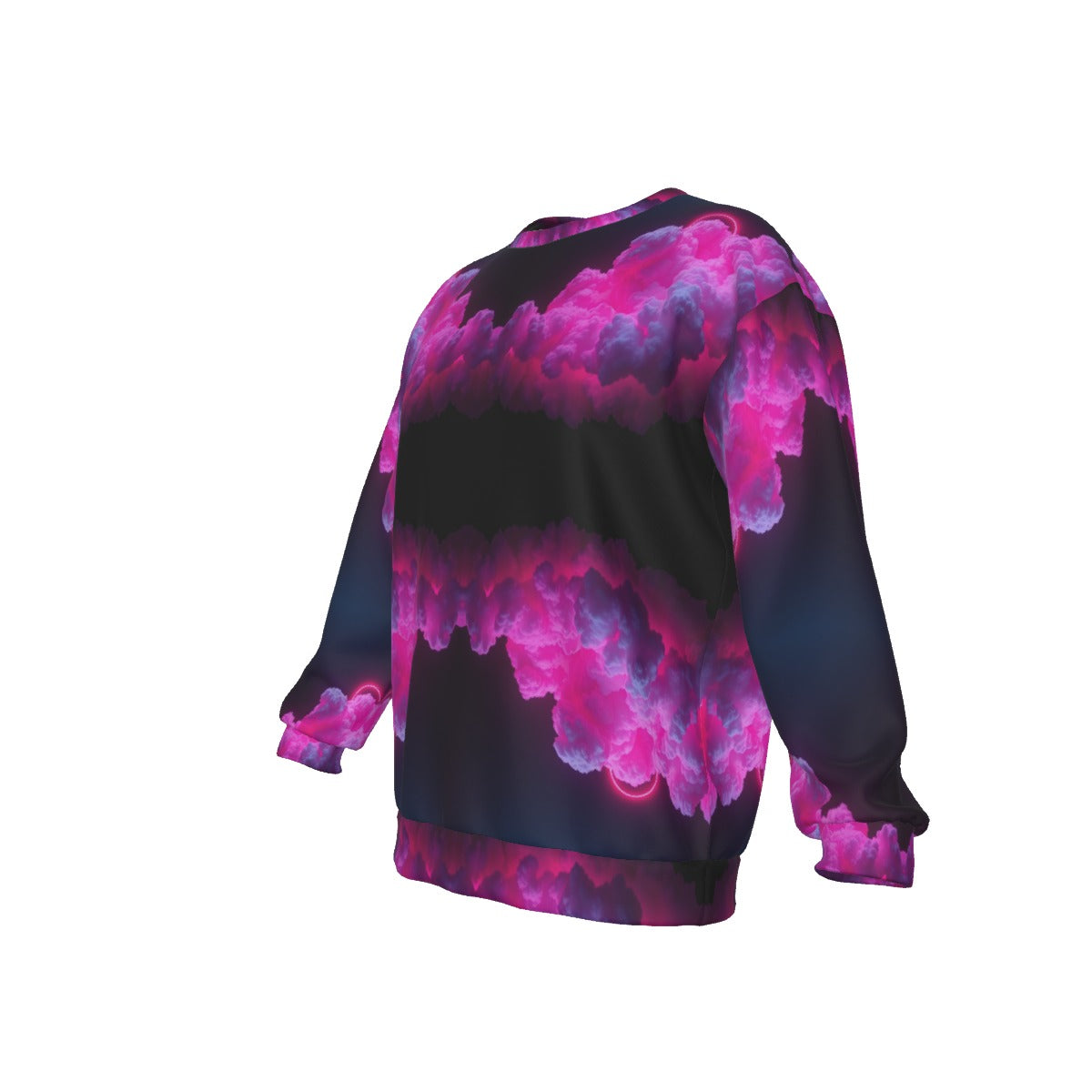 Men's Drop Shoulder Round Neck Long-Sleeved Sweatshirt