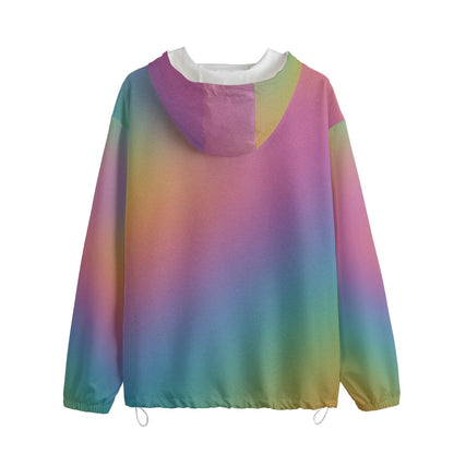 Unisex Pullover Jacket With Zipper Closure