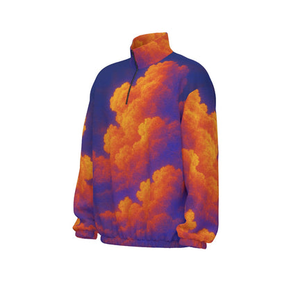 Unisex Turtleneck Zippered Sweatshirt