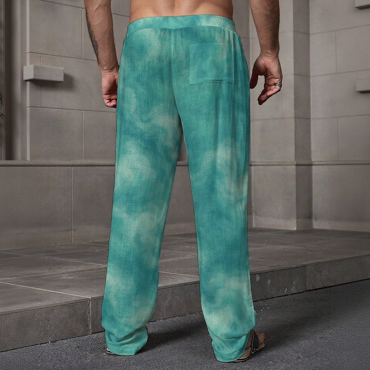 Men's Loose Casual Pants With Pocket